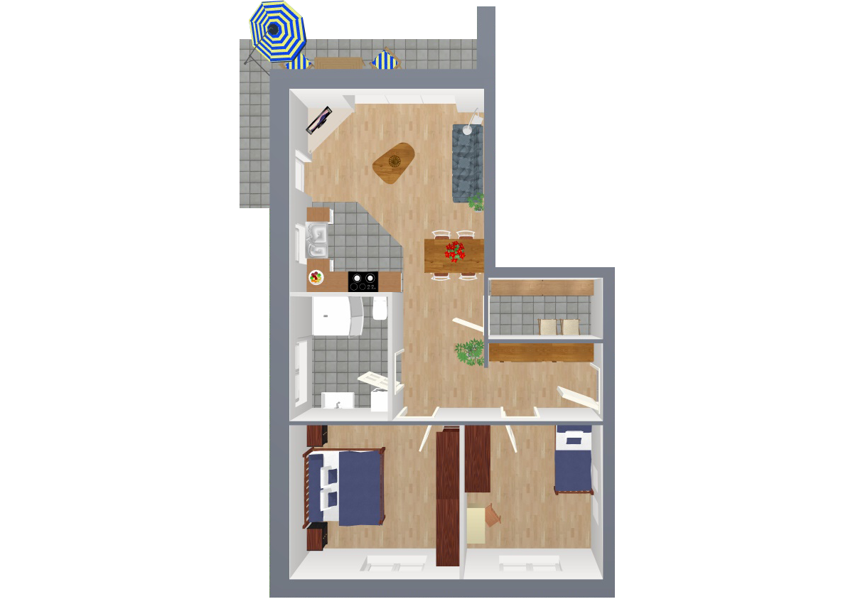 3-Zimmer Wohnung EG | Zarrentin am Schaalsee