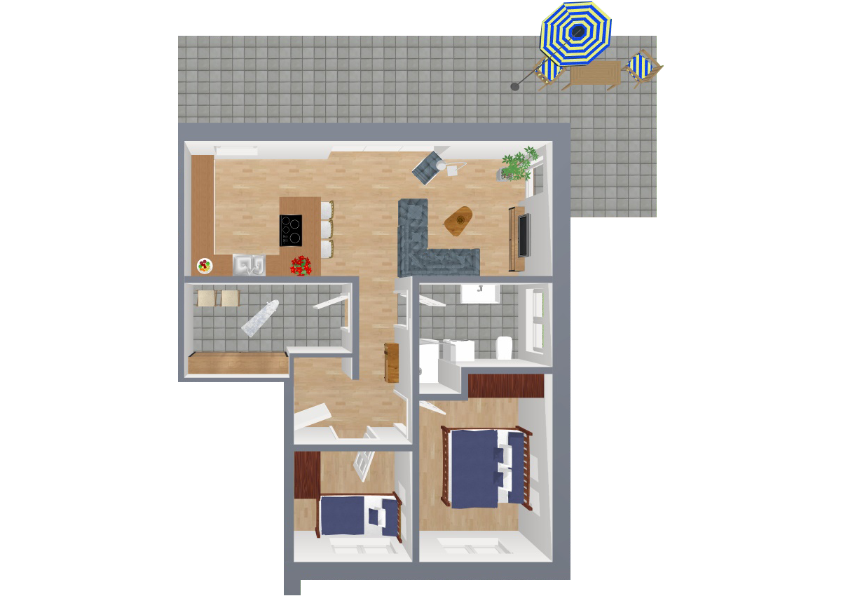 3-Zimmer Penthouse-Wohnung DG | Zarrentin am Schaalsee